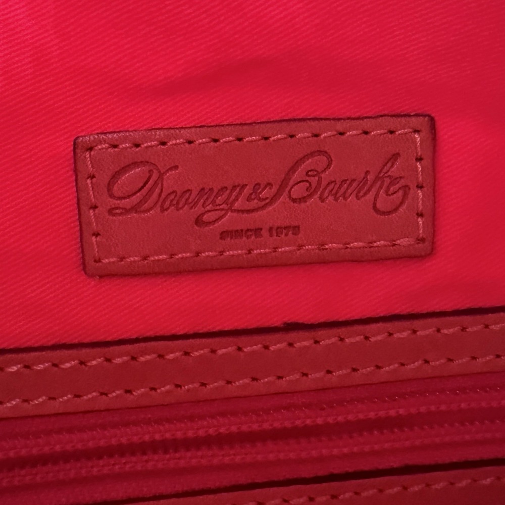 Dooney & Bourke Women's Medium Crossbody Red Hobo Shoulder Bag - Picture 3 of 7